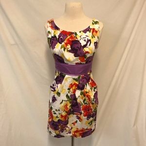 Love Tease Juniors Floral Print Sheath Dress Size 3